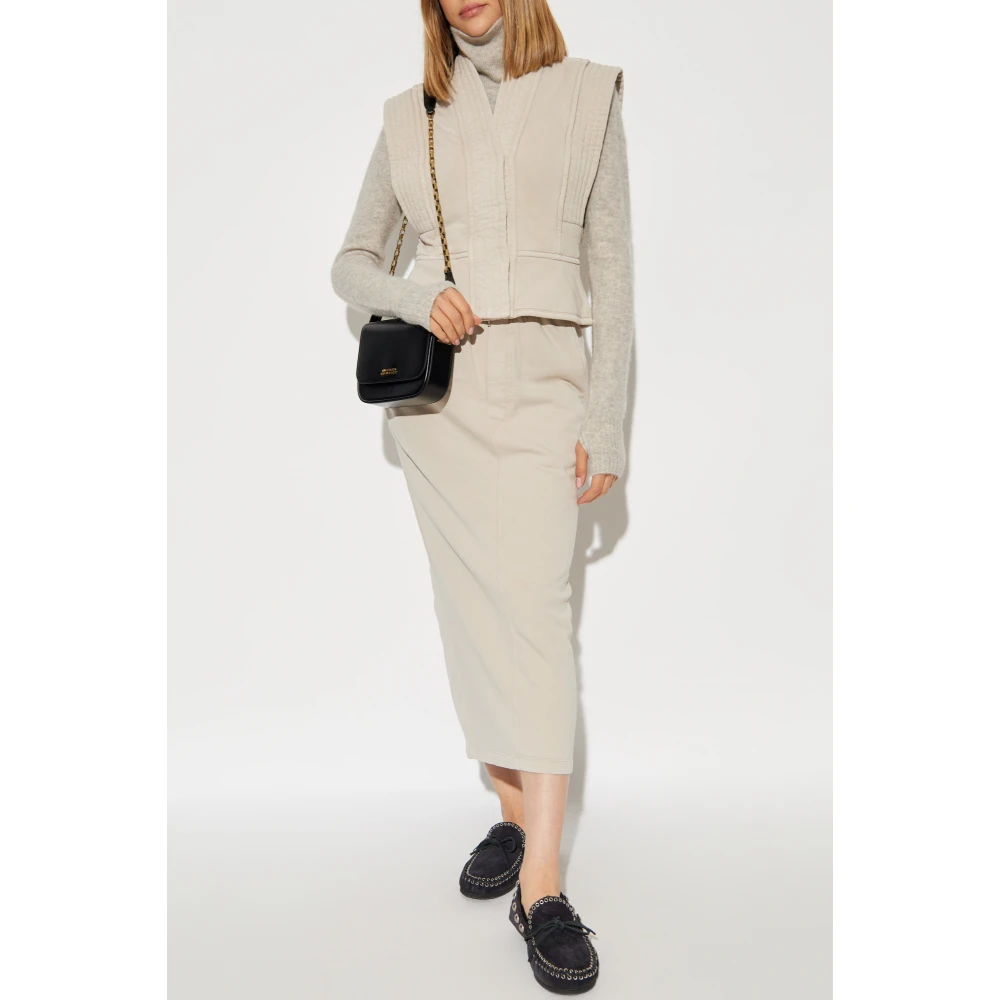 Isabel Marant Étoile Rok Noreen Beige Dames