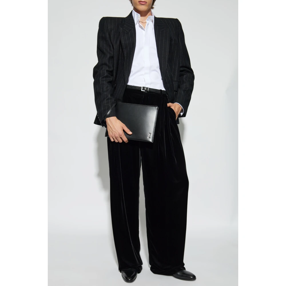 Saint Laurent Katoenen overhemd White Heren