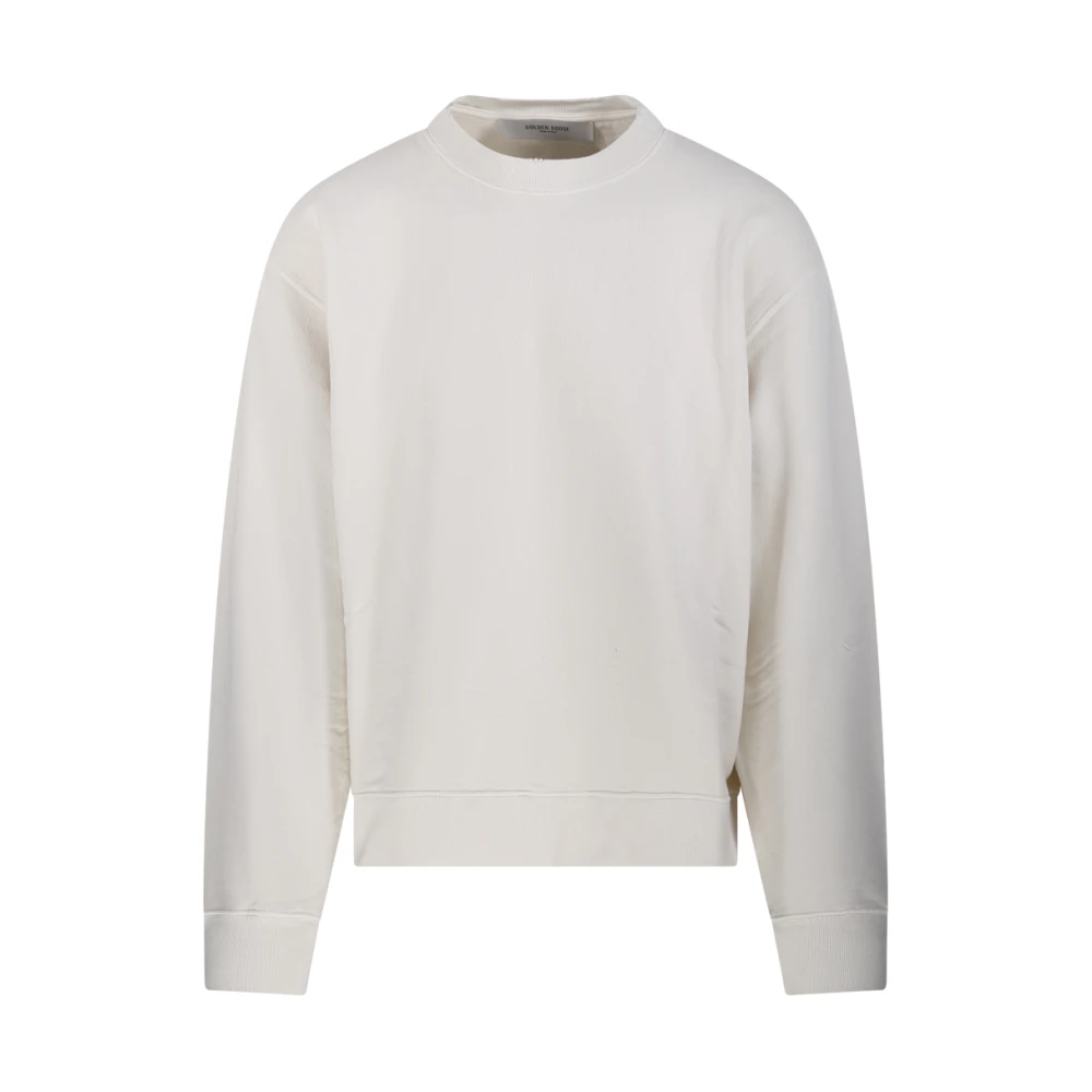 Golden Goose Women's White Boxi Sweatshirt - Sweatshirts - L - Sweatshirts & Hoodies