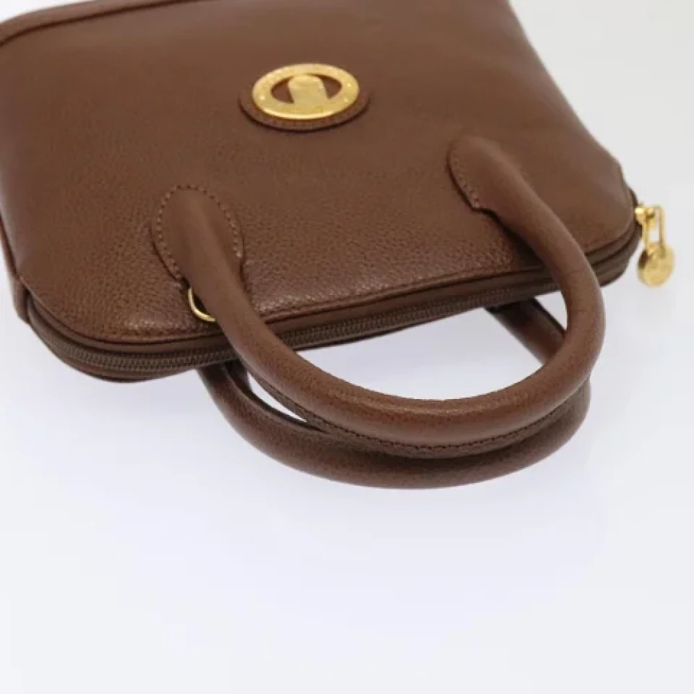 Burberry Vintage Pre-owned Leather handbags Brown Dames
