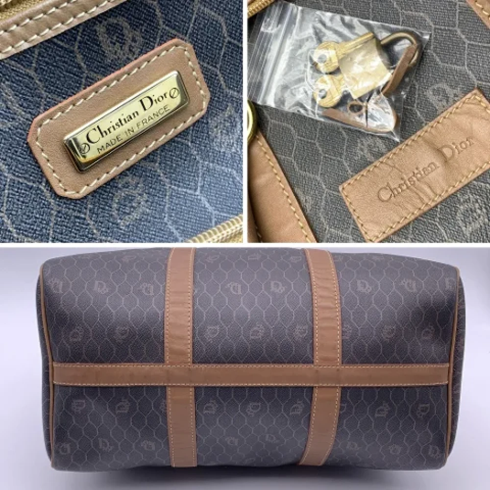 Dior Vintage Pre-owned Canvas dior-bags Brown Dames