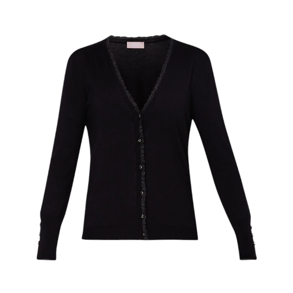 Liu Jo Stijlvolle Gebreide Top Black Dames