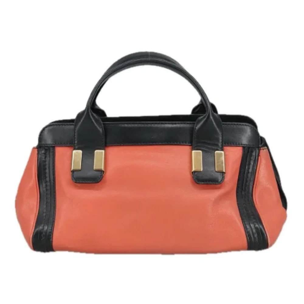 Chloé Pre-owned Leather shoulder-bags Orange Dames