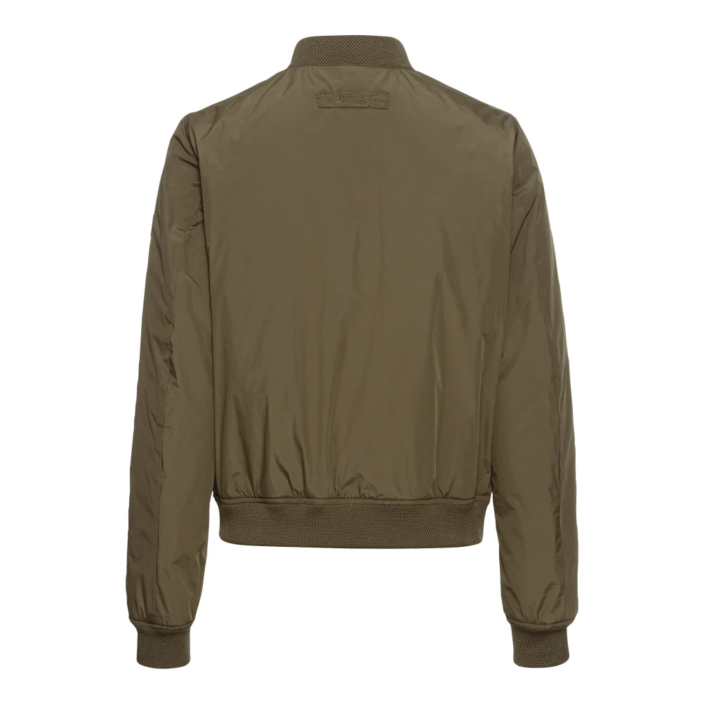 camel active Blouson van gerecycled polyester Green Dames