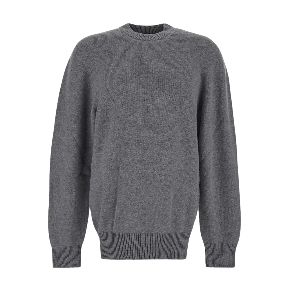 Laneus Wol Crewneck Gebreid Gray Heren