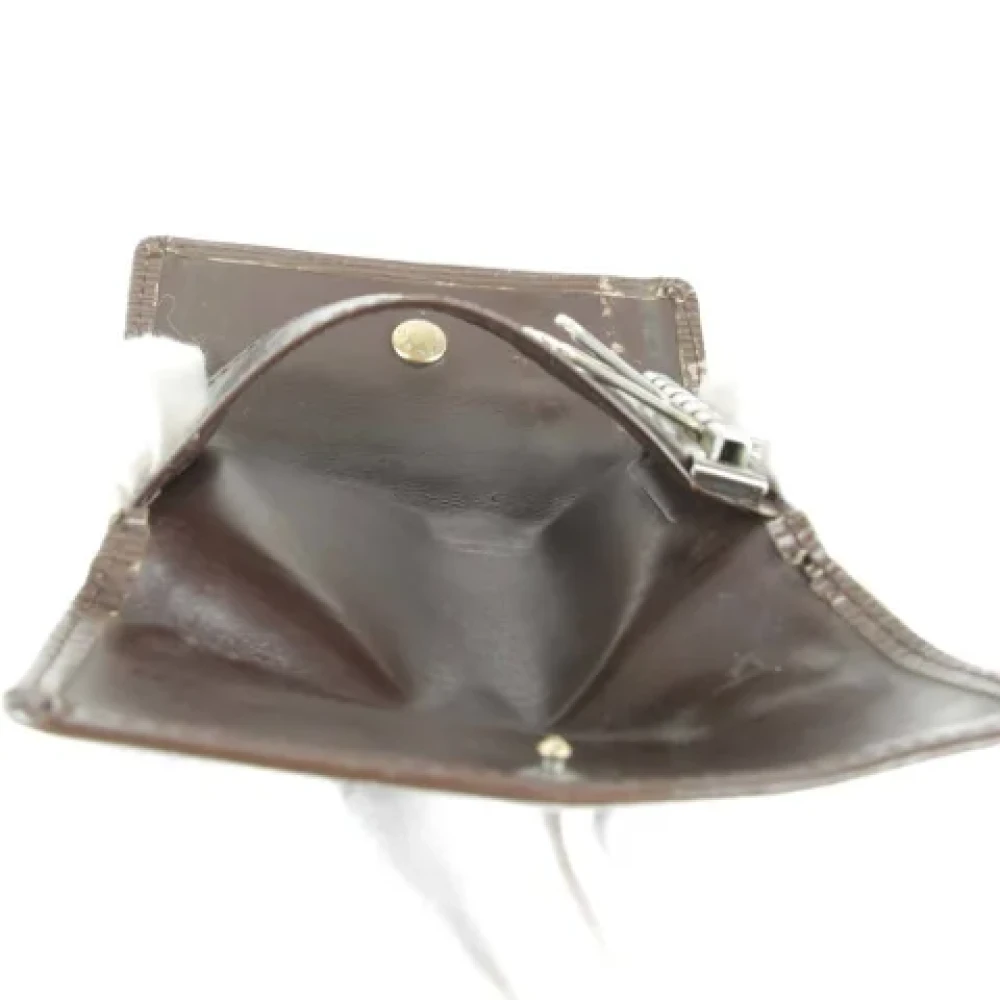 Louis Vuitton Vintage Pre-owned Leather key-holders Brown Dames