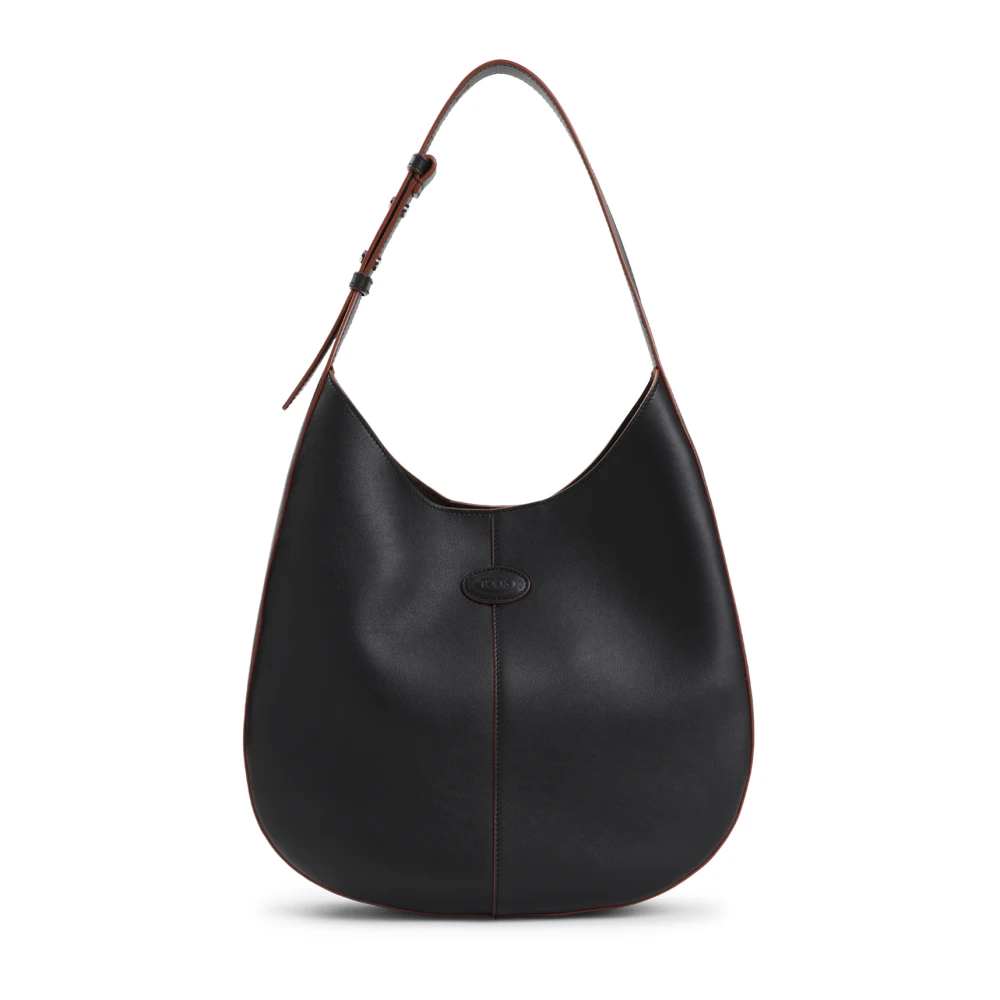 TOD'S Zwarte Shopper Tas voor Vrouwen Black Dames