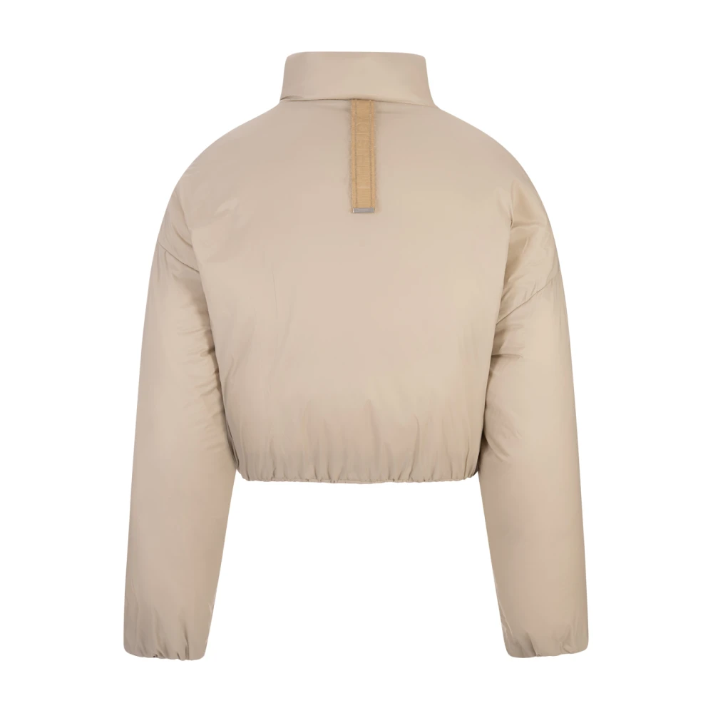 Khrisjoy Puff Joy Cropped Down Jacket Brown Dames
