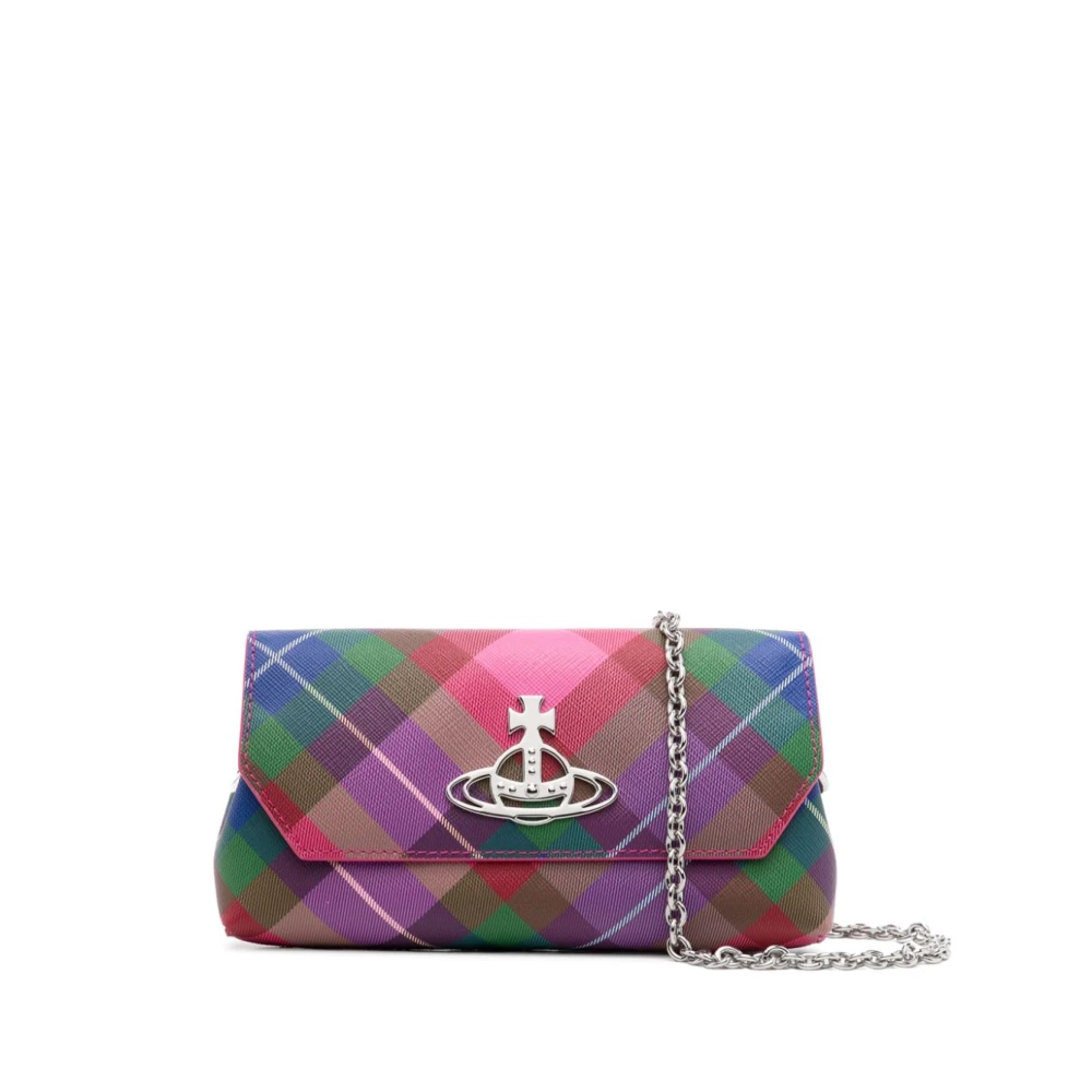 Vivienne Westwood MultiColour Candy Tartan Schoudertas Multicolor Dames