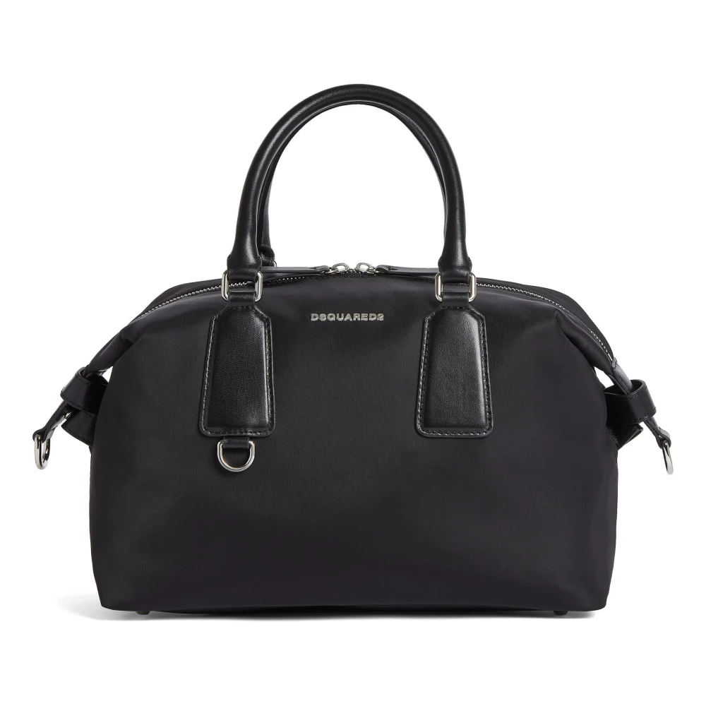 Dsquared2 Svart Nylon Handväska 2124 Black, Dam