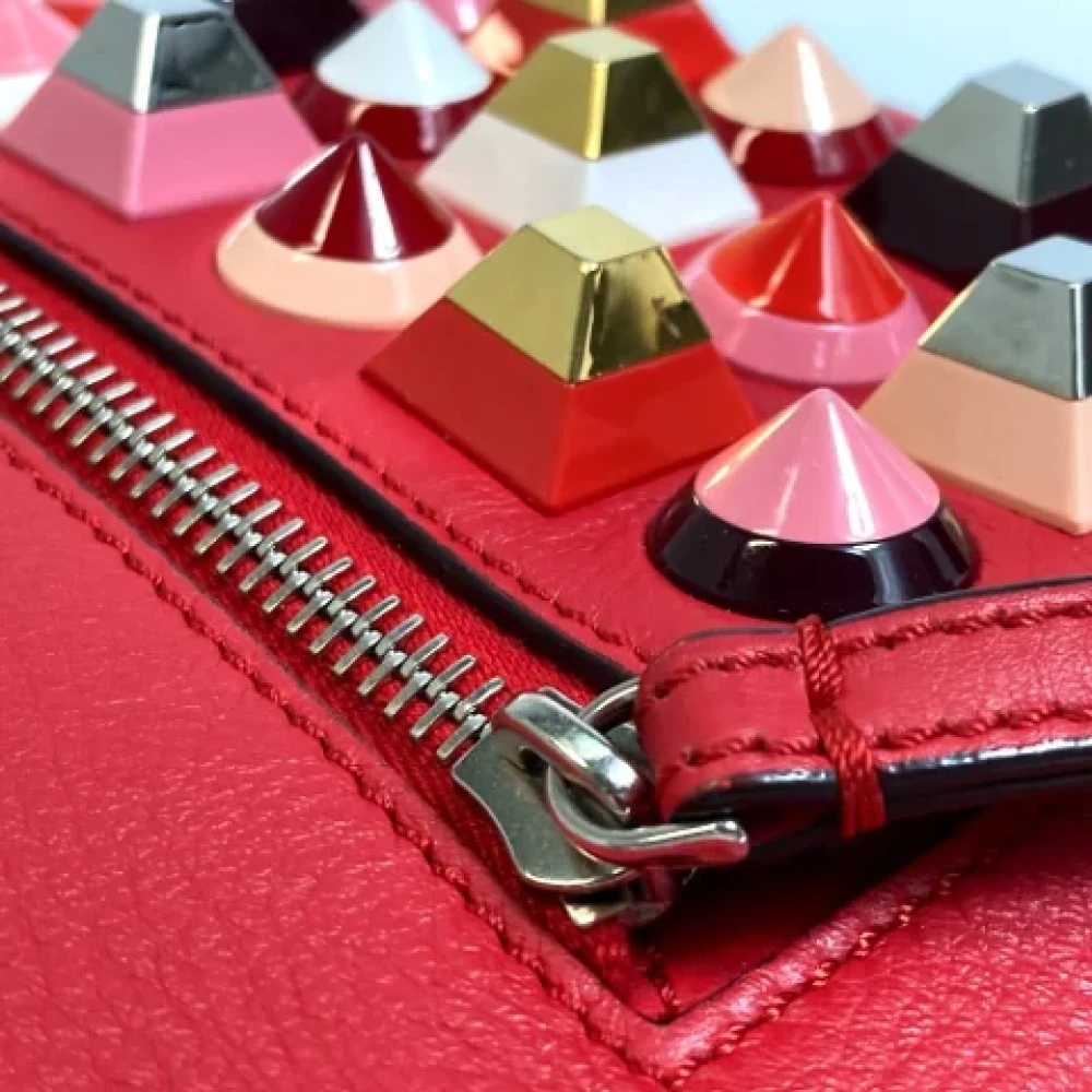 Fendi Vintage Pre-owned Leather fendi-bags Red Dames