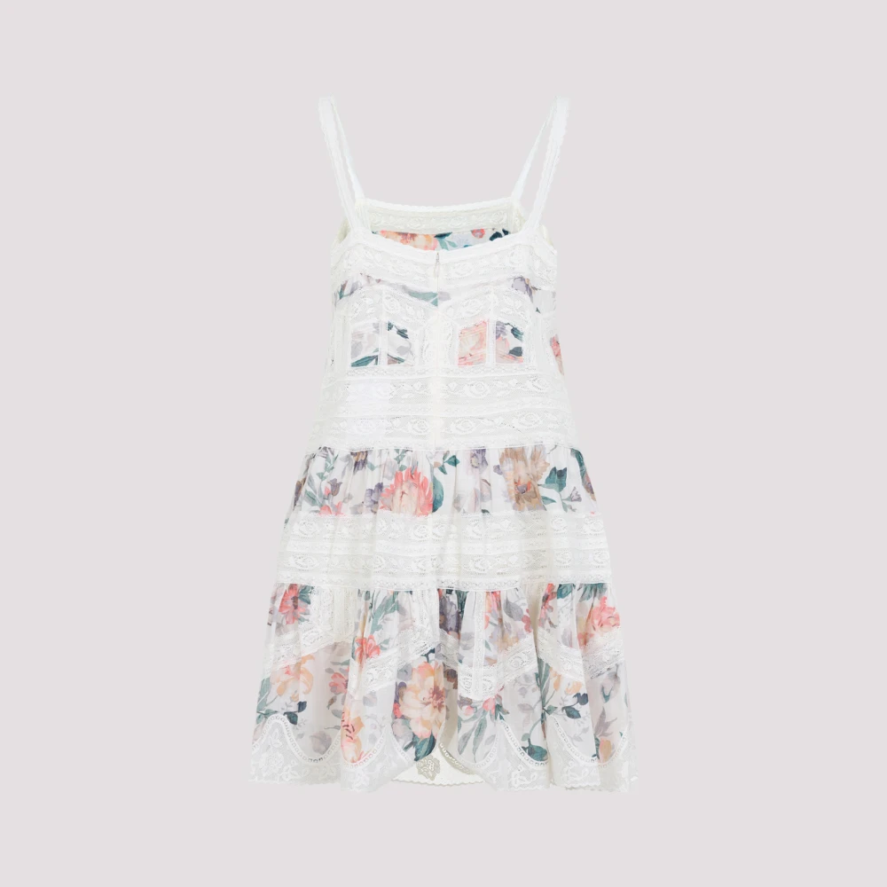 Zimmermann Bloemen Kant Mini Jurk Multicolor Dames