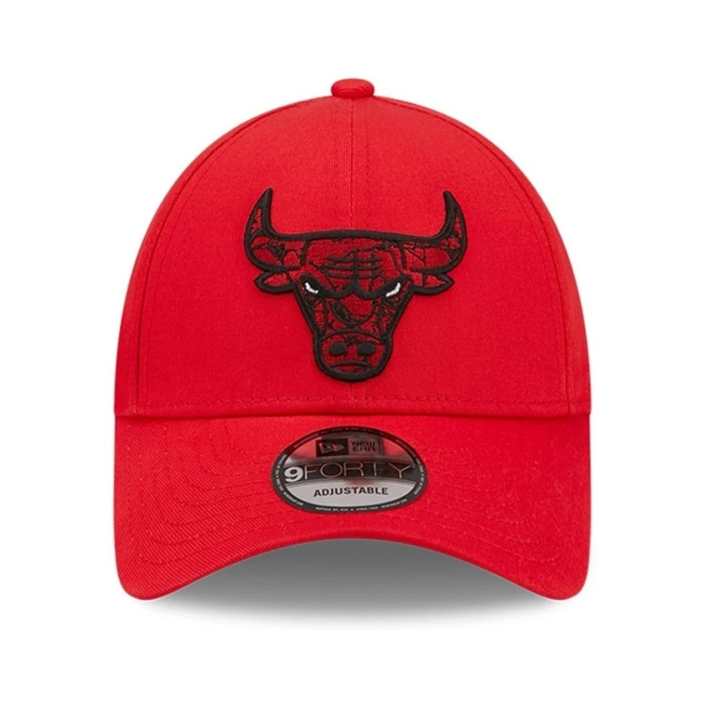new era Rode Bulls Marmer Infill Pet Red Heren
