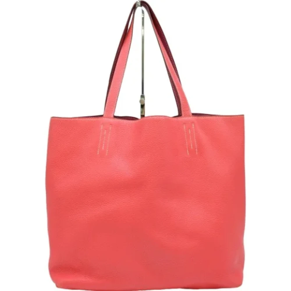 Hermès Vintage Pre-owned Leather totes Purple Dames