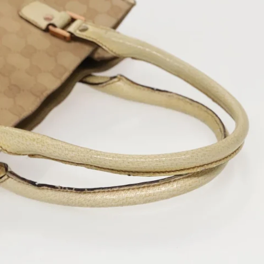 Gucci Vintage Pre-owned Canvas gucci-bags Beige Dames