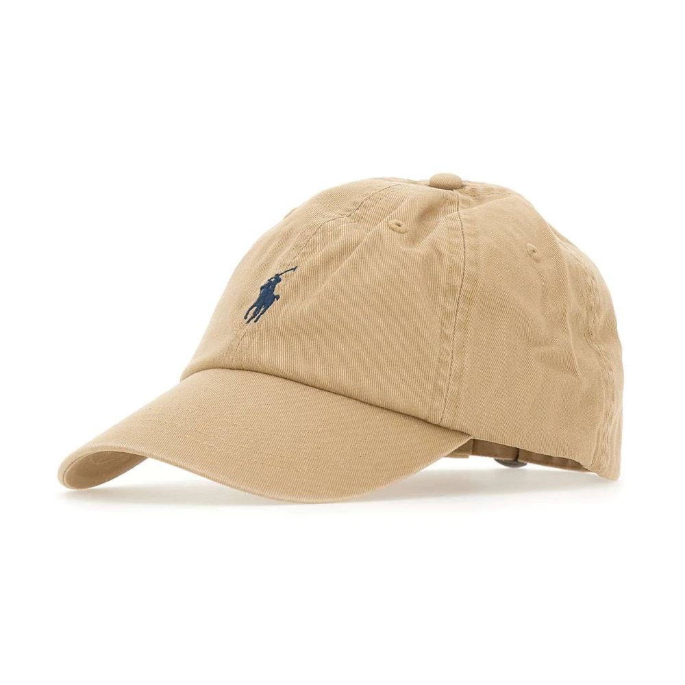 Polo Ralph Lauren Women's Beige Cotton Chino Baseball Cap