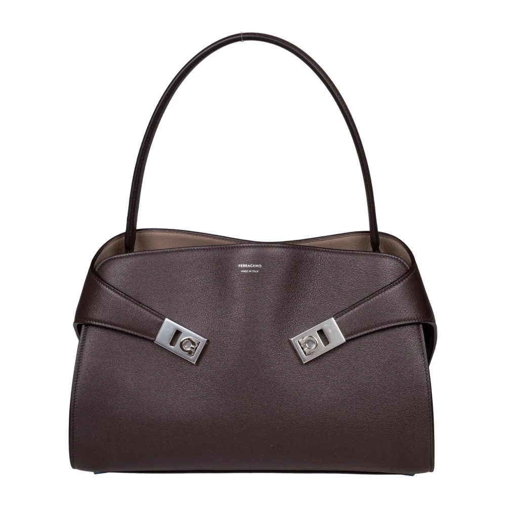 Ferragamo Bolso De Hombro Hug Soft Bags Mujer Marrón 