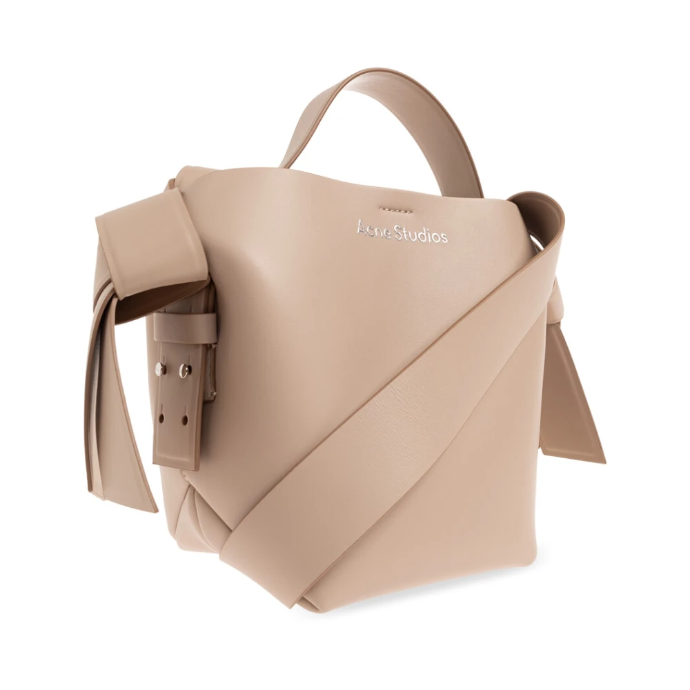 Acne Studios Musubi Mini Schoudertas Beige Dames