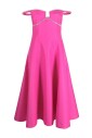 robe-midi-rose-texturee-a-diamants