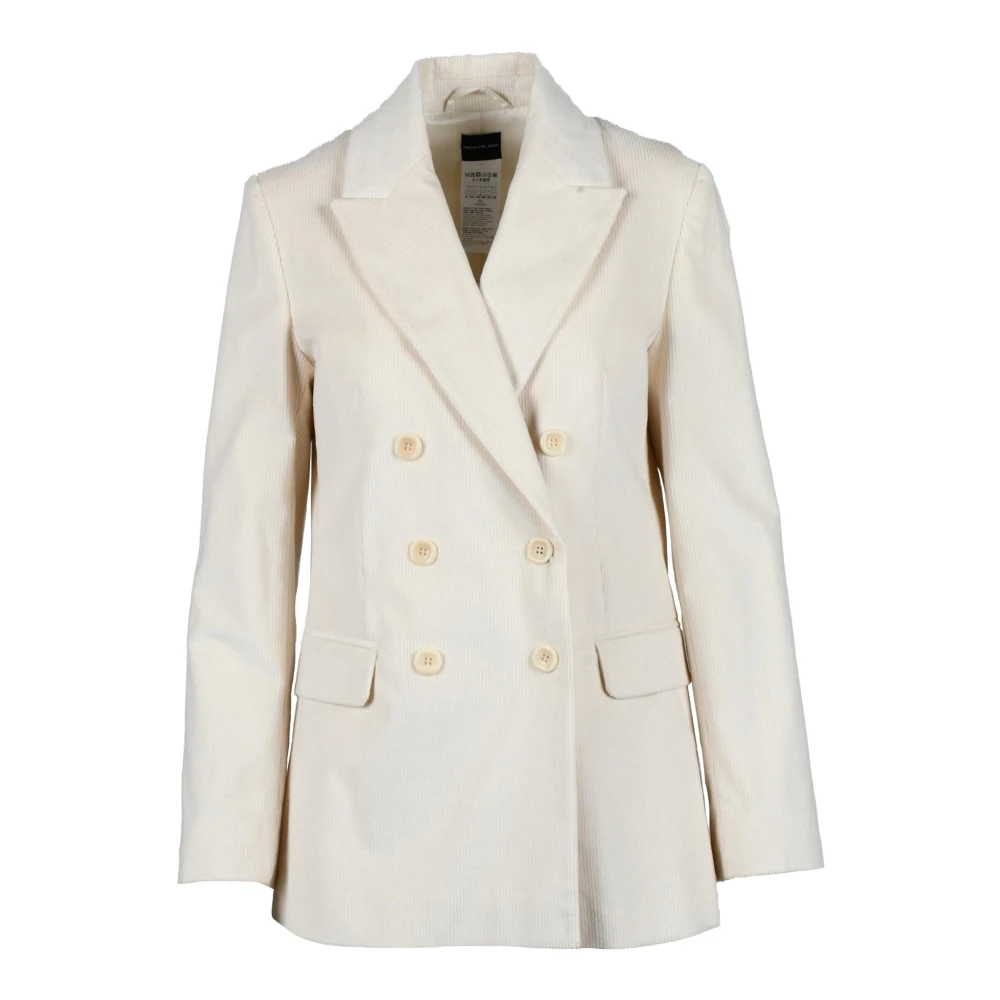 Pennyblack Katoenen Jas met Elastaan White Dames