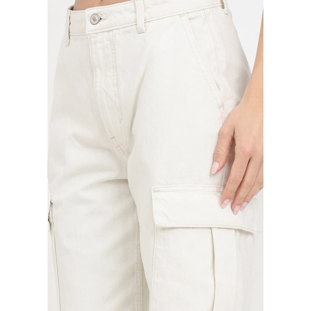 Only Tapered Trousers Beige Dames