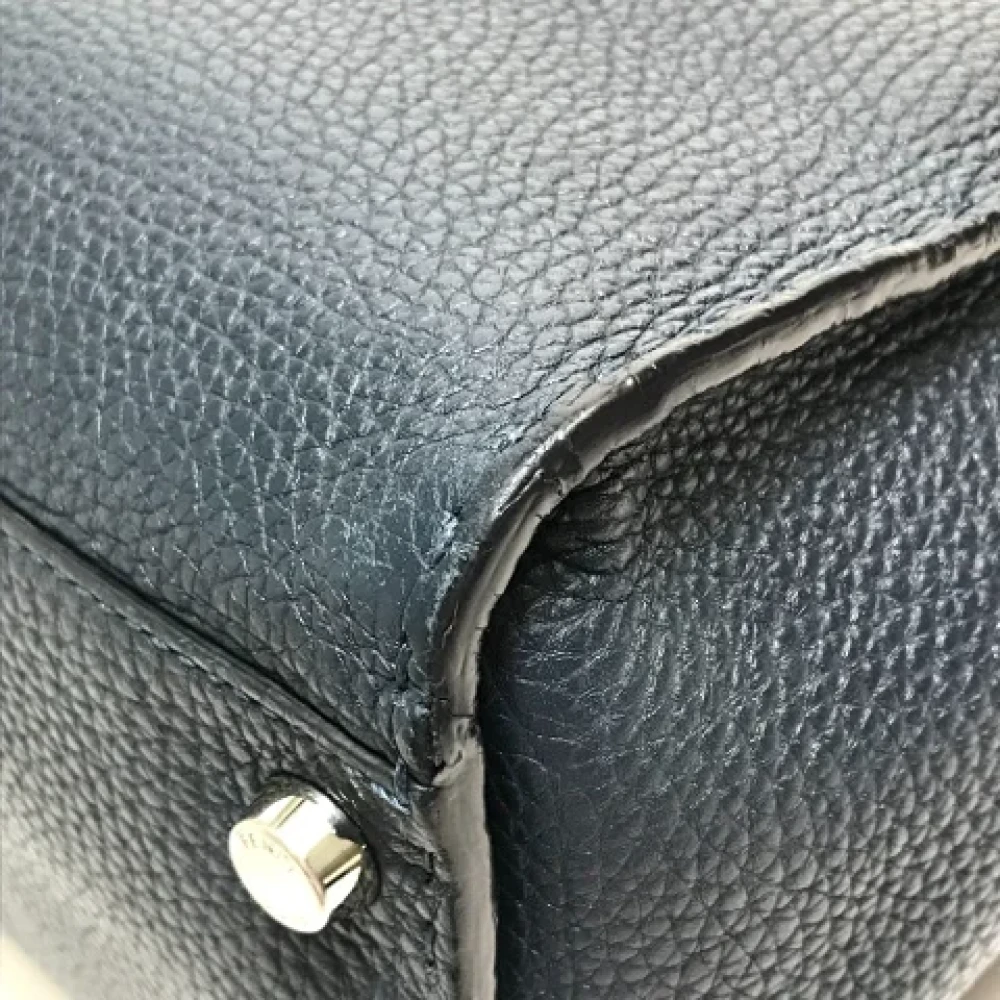Fendi Vintage Pre-owned Leather fendi-bags Blue Heren