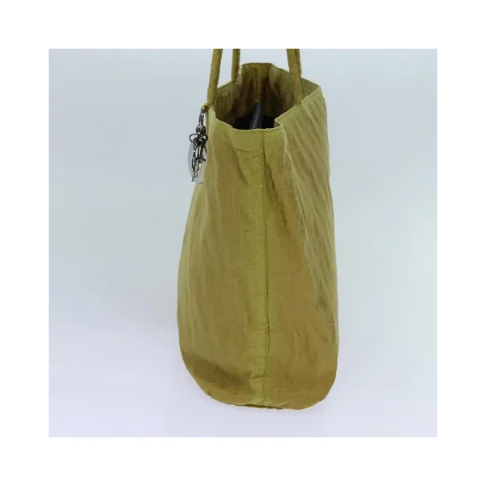 Dior Vintage Pre-owned Nylon dior-bags Yellow Dames