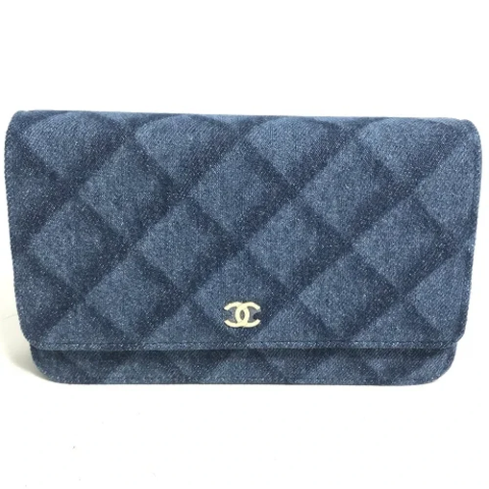 Chanel Vintage Pre-owned Denim chanel-bags Blue Dames