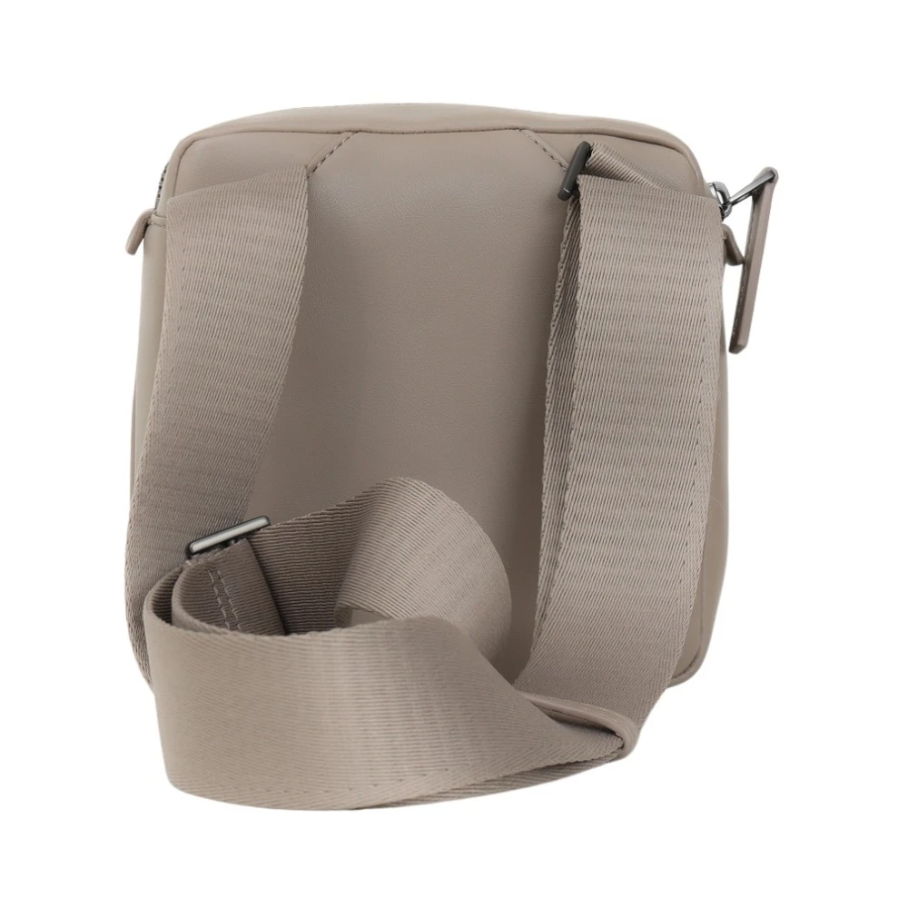 Calvin Klein Beige Schoudertas met Logotoepassing Beige Heren