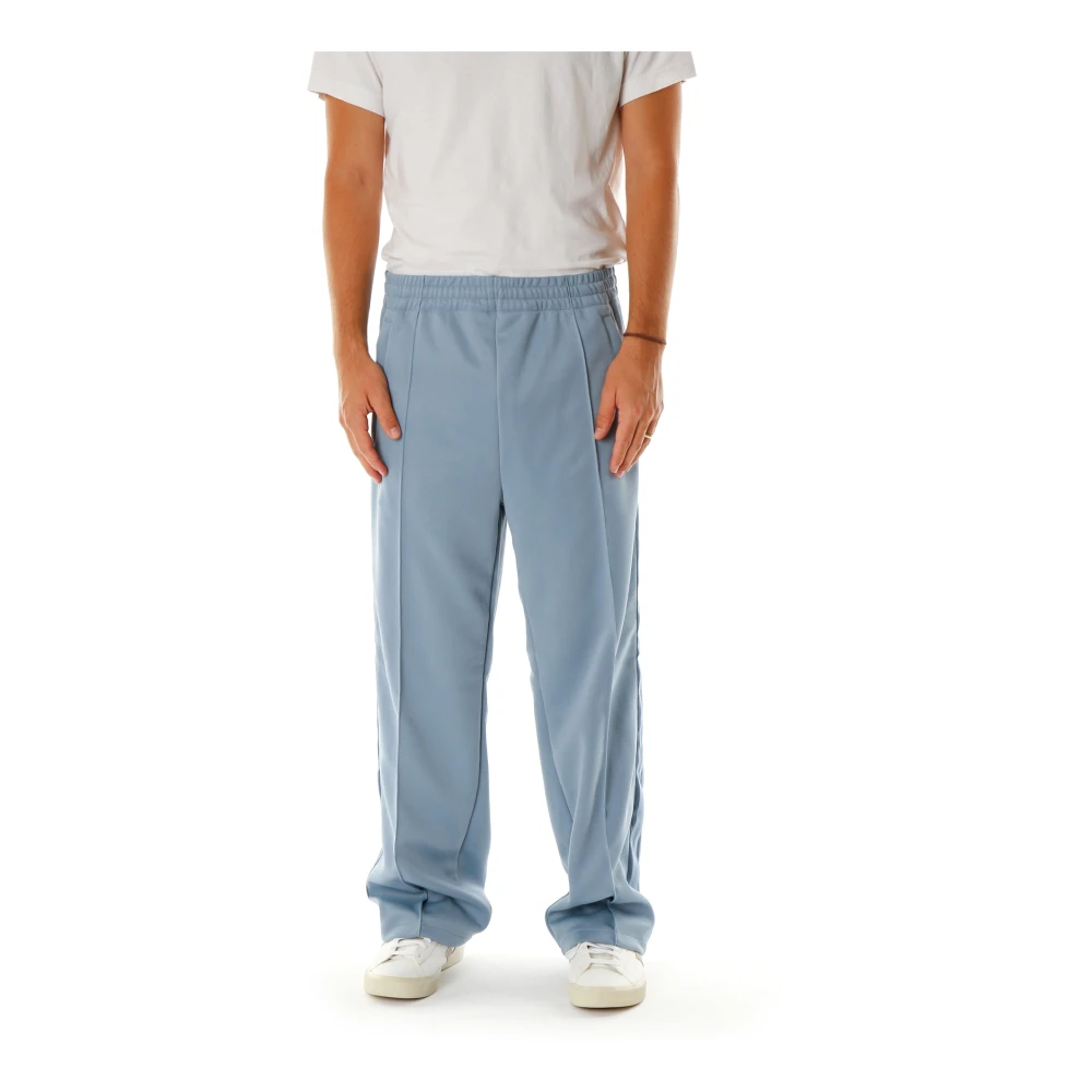 Carhartt WIP Gestreepte Loose Fit Sweat Pants Blue Heren