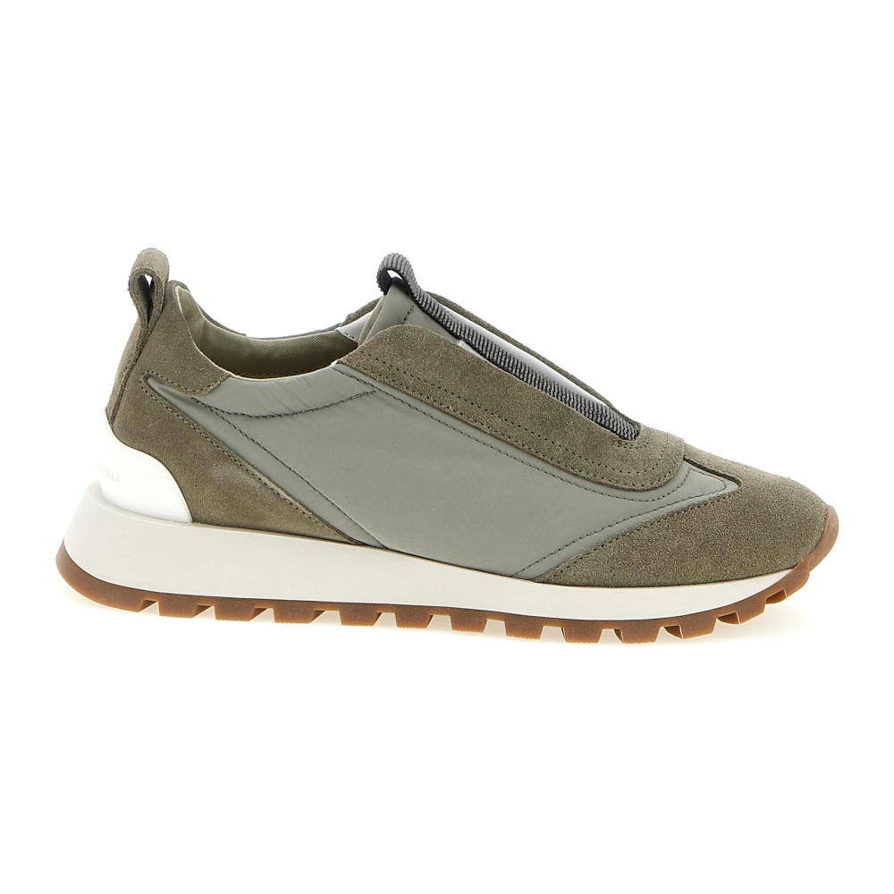 Brunello Cucinelli Runners Sneakers Dames Schoenen Groen