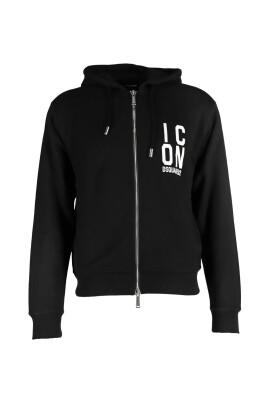 sweat-a-capuche-imprime-noir-zip