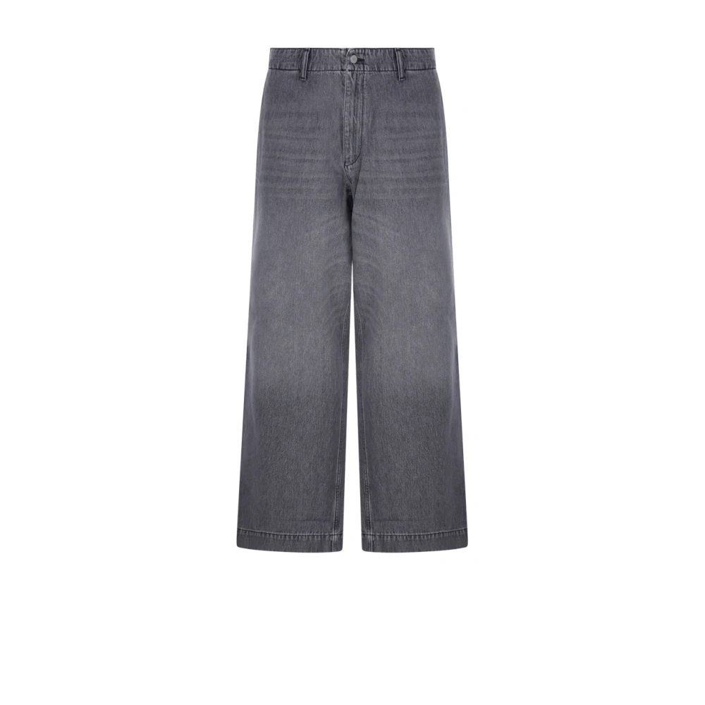 Emporio Armani Denim Nero Broek Gray Heren