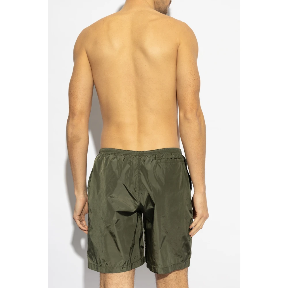 Palm Angels Zwembroek Green Heren