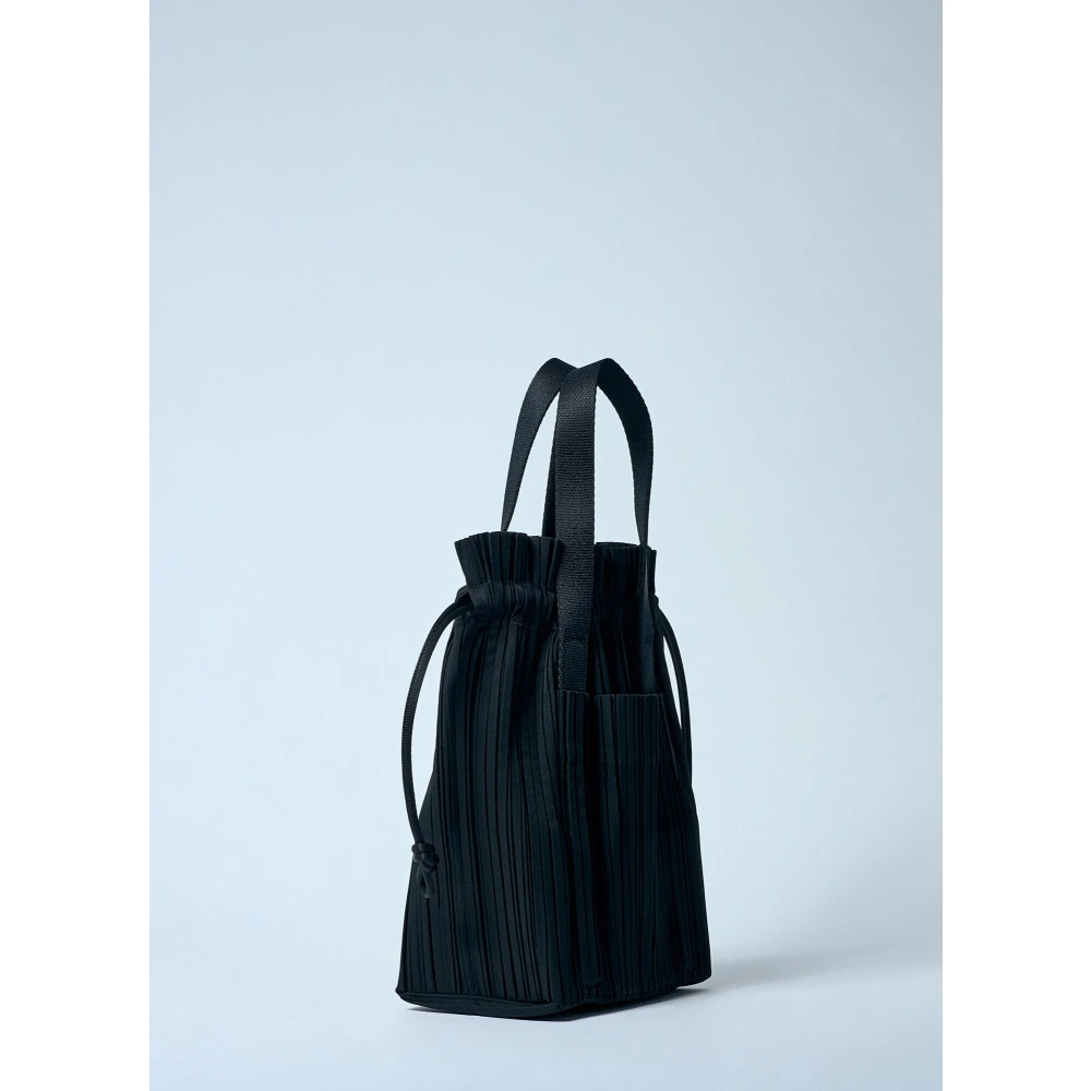 Issey Miyake Geplooide Handtas Black Dames