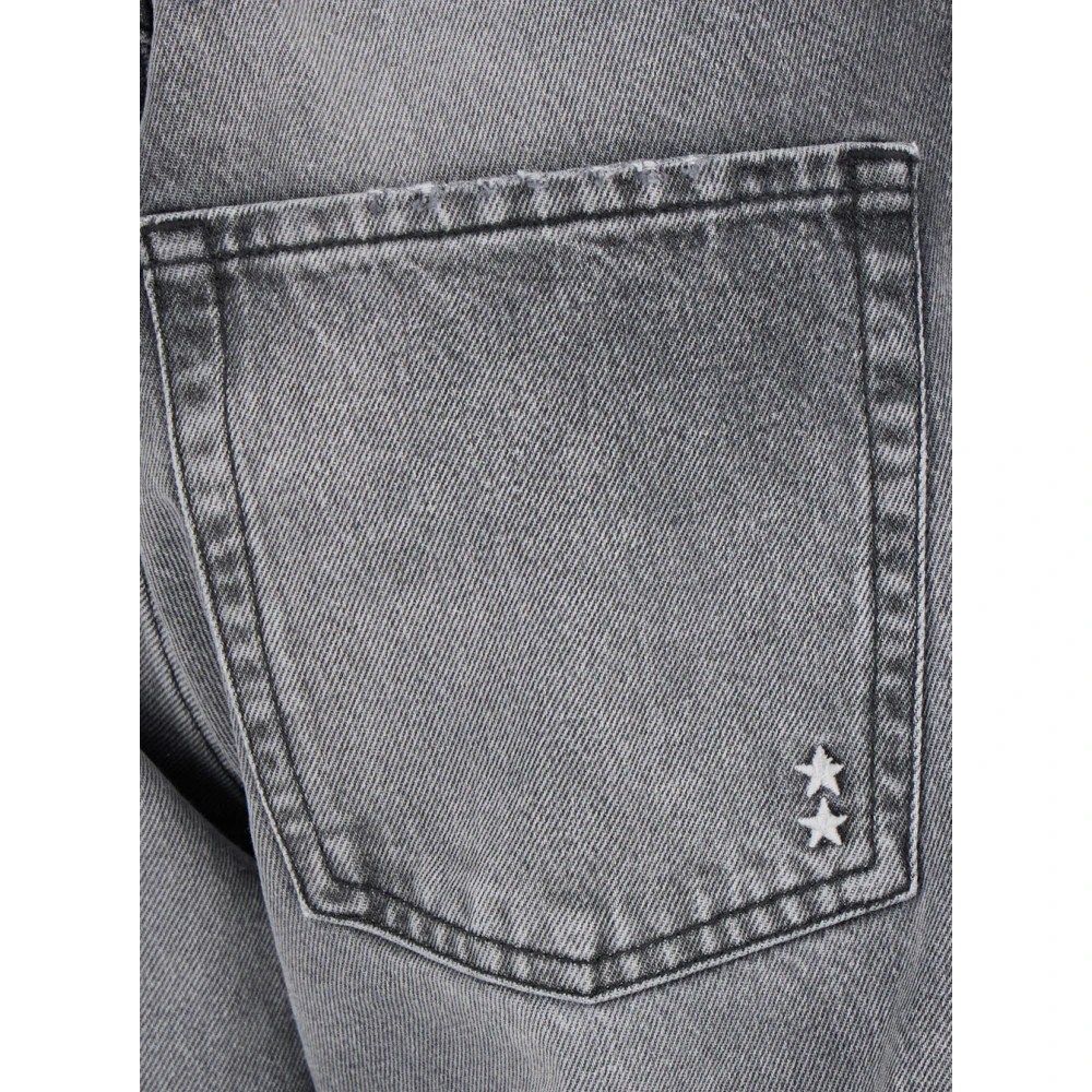 Icon Denim Stijlvolle Flared Grijze Jeans Gray Dames