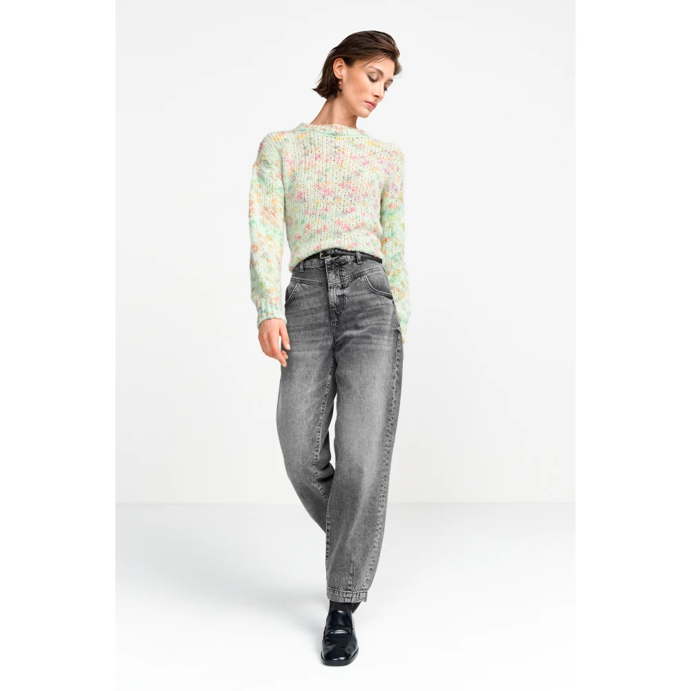 Rich & Royal Neps Crew Neck Pullover Multicolor Dames