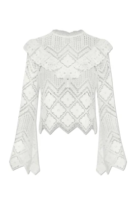 Crochet Broderie Lace Top