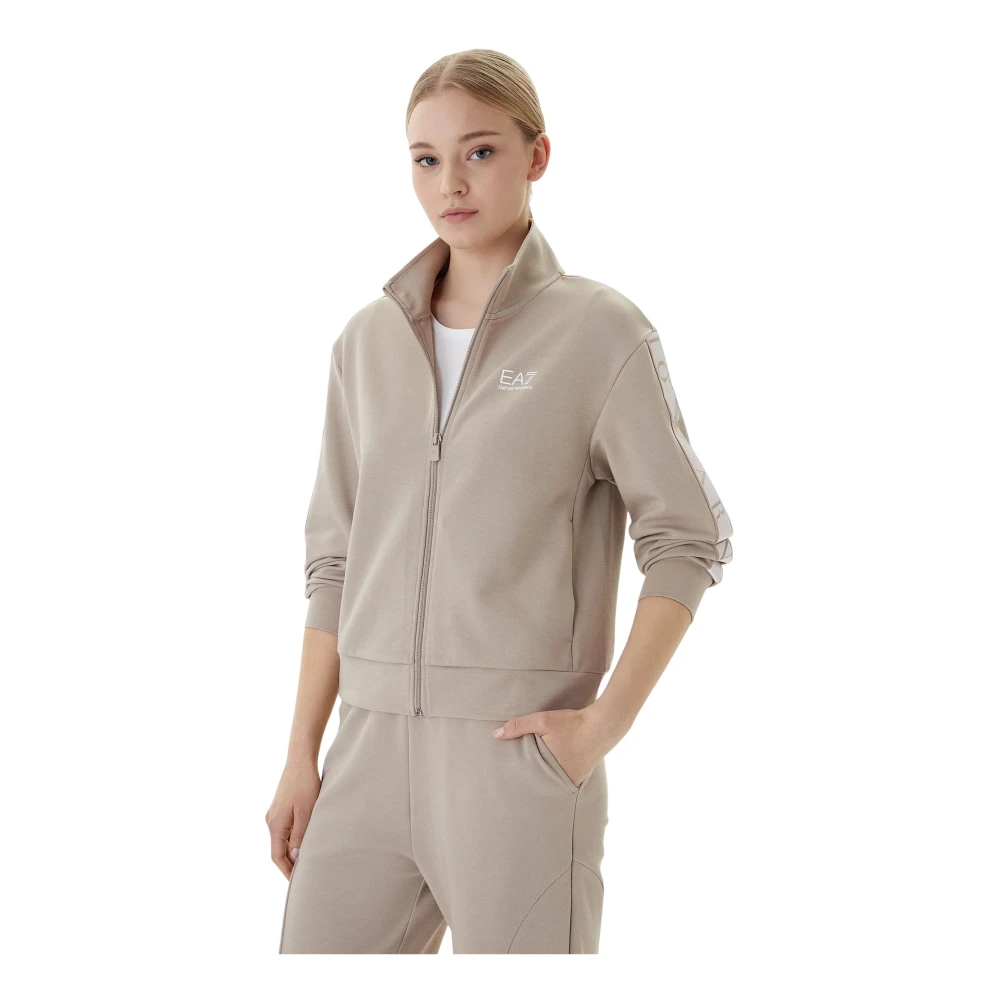Emporio Armani Ea7 Mujer Beige Sudaderas, Talla: L