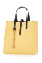 gele-vegan-leren-shopper-tas