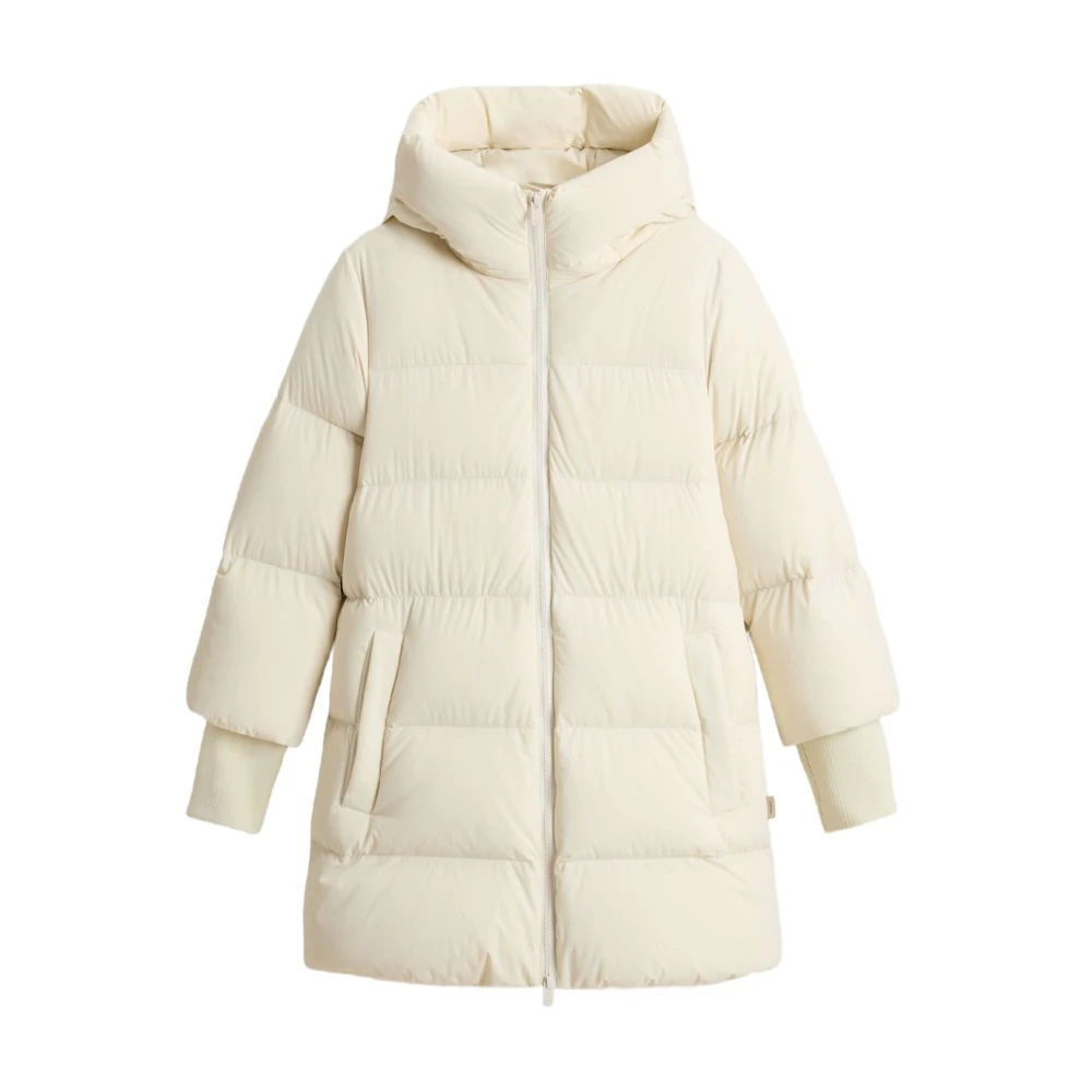 Woolrich Beige Jacket Stylish Design Aw25 - Female - Winter Jackets - L - Jackets