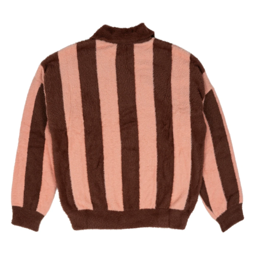 Siedrés Gestreepte rits gebreide jas trui Multicolor Dames