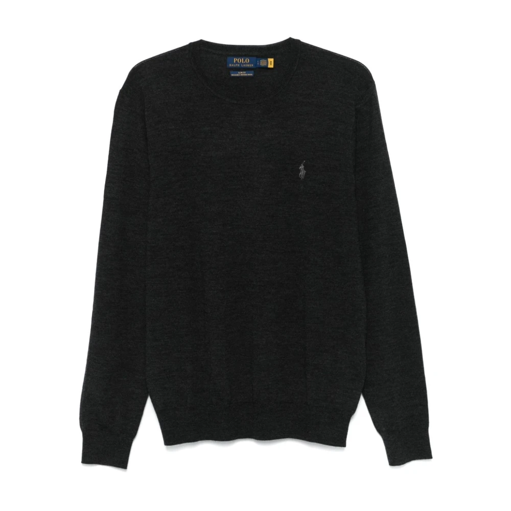 Ralph Lauren Crew Neck Stickad Tröja Gray, Herr