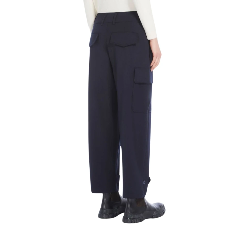 Max Mara Boris Broek Blue Dames