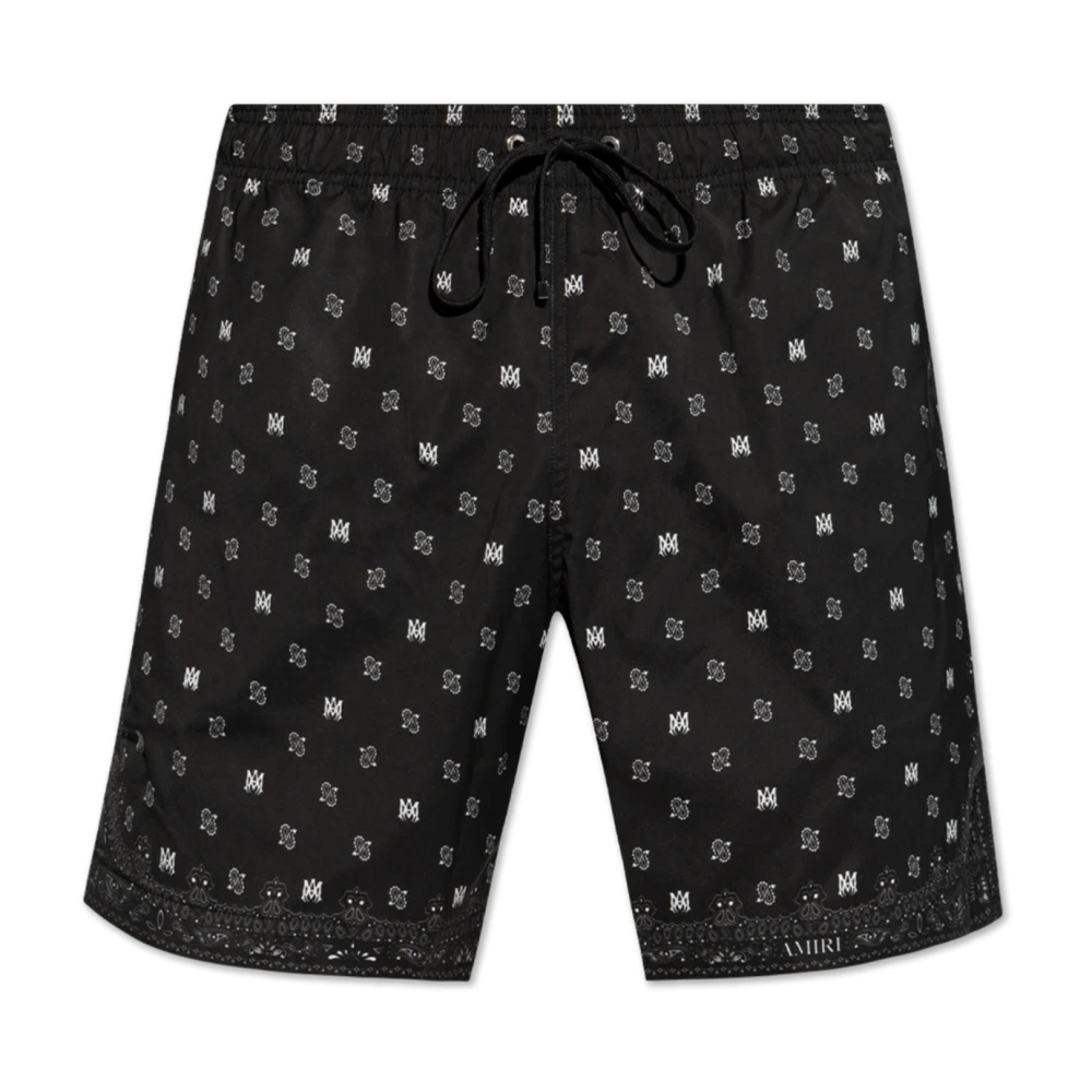 Amiri Herr Svart Badkläder L, Polyester, Badshorts