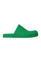 mules-en-caoutchouc-vertes-motif-intrecciato