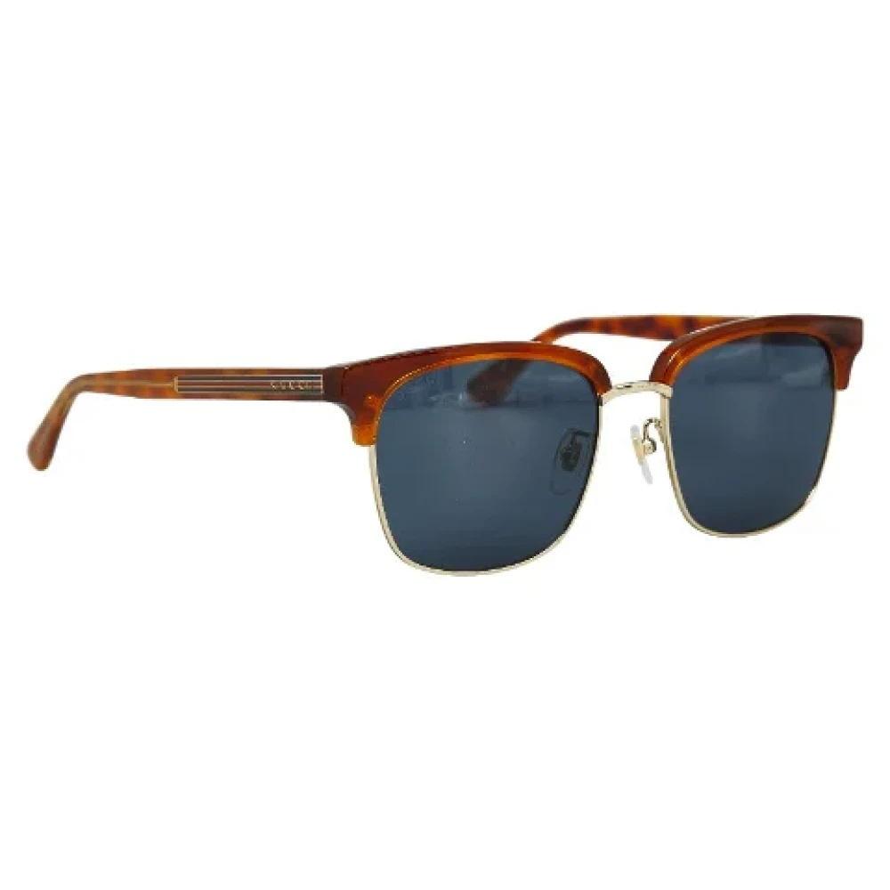 Gucci Vintage Pre-owned Plastic sunglasses Brown Dames