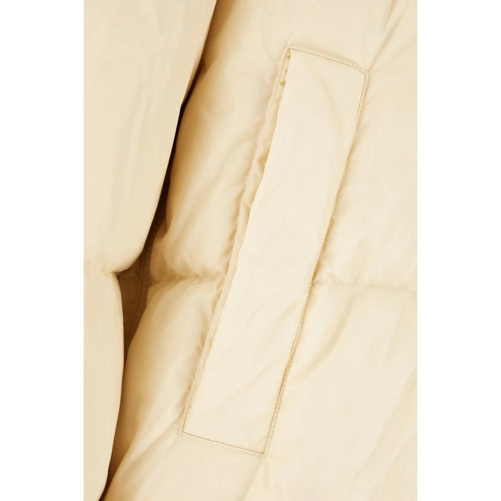 Max Mara Weekend Stijlvolle Piumini Jas voor Vrouwen Beige Dames