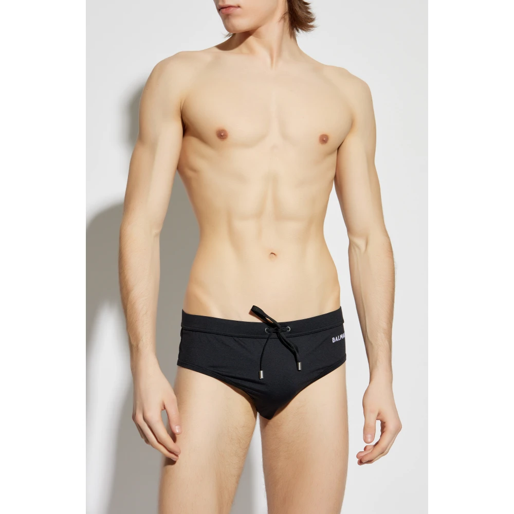 Balmain Zwembroek Black Heren
