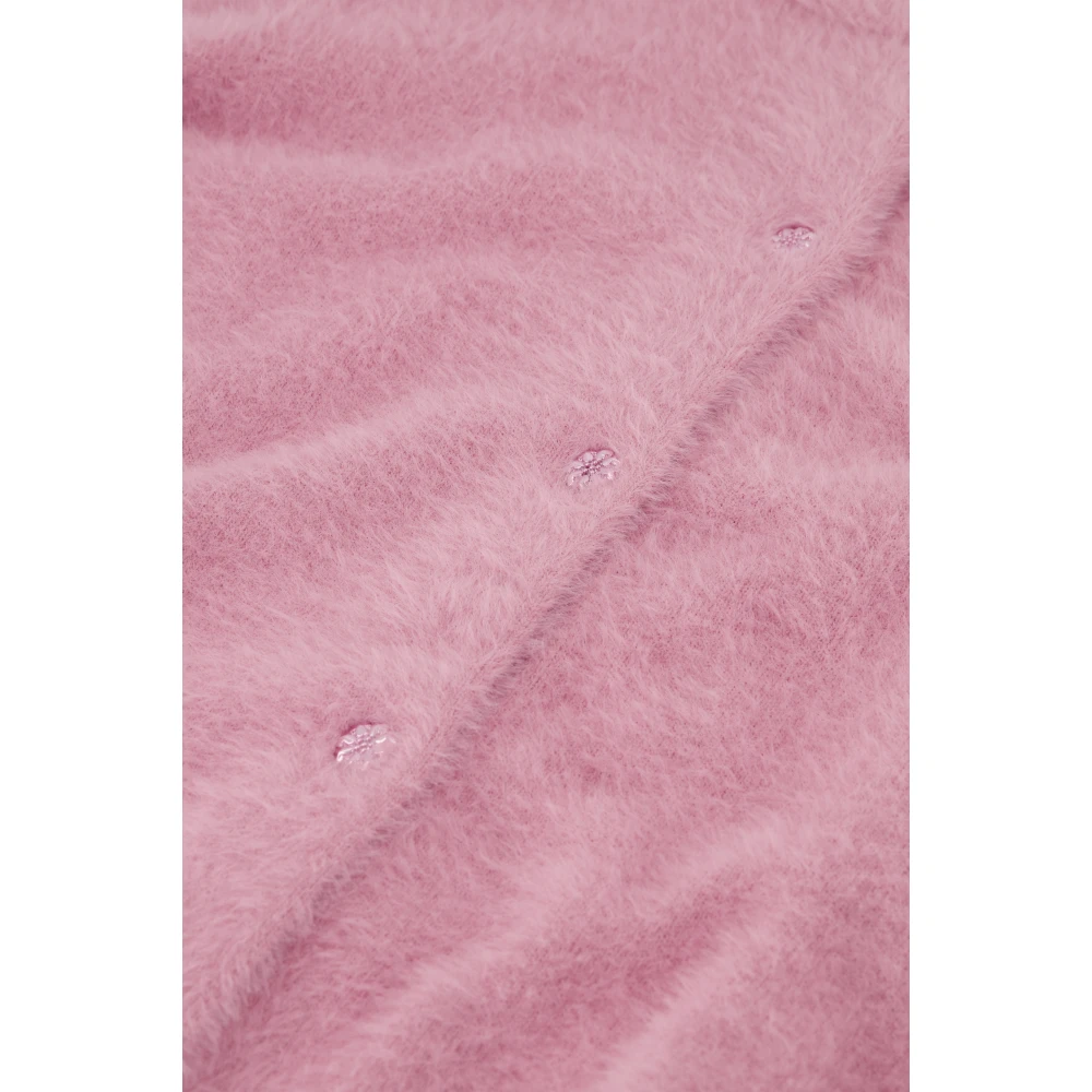Fabienne Chapot Roze Bloemenknoop Vest Pink Dames